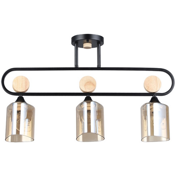 Потолочная люстра на штанге Arte Lamp Glamore A5076PL-3BK