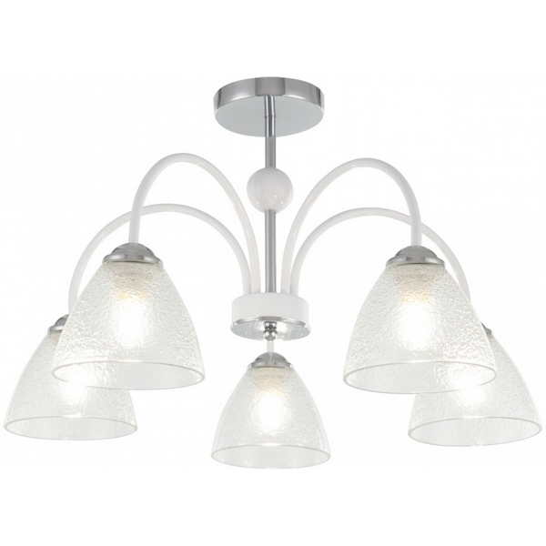Потолочная люстра на штанге Arte Milano Napoli 321410/5 CR+WH