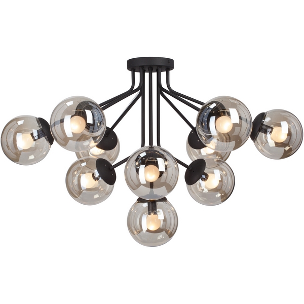 Потолочная люстра молекулы на штанге Vitaluce V4287-1/10PL