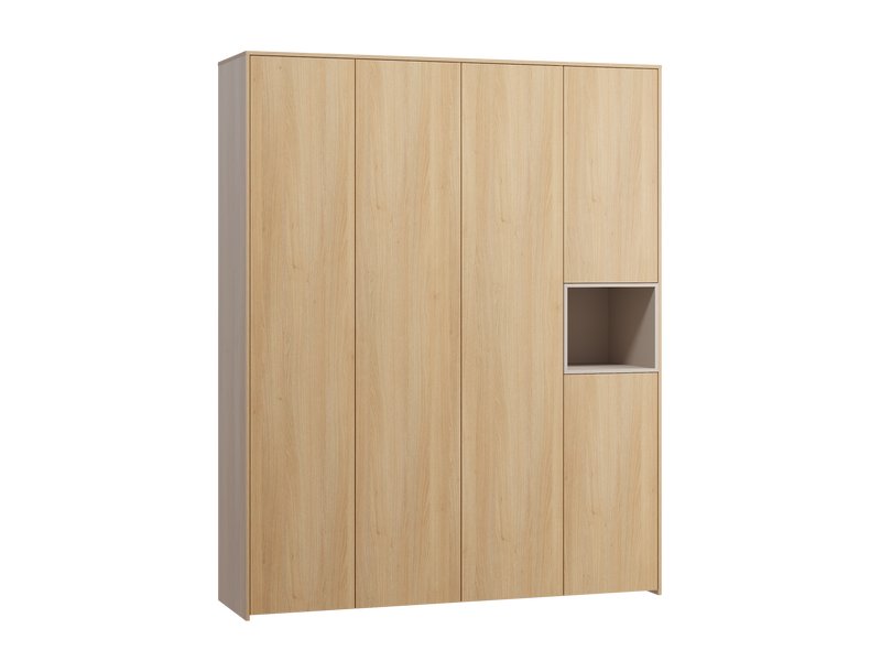 Распашной шкаф Висмар 4-204x240 Дуб Барбера