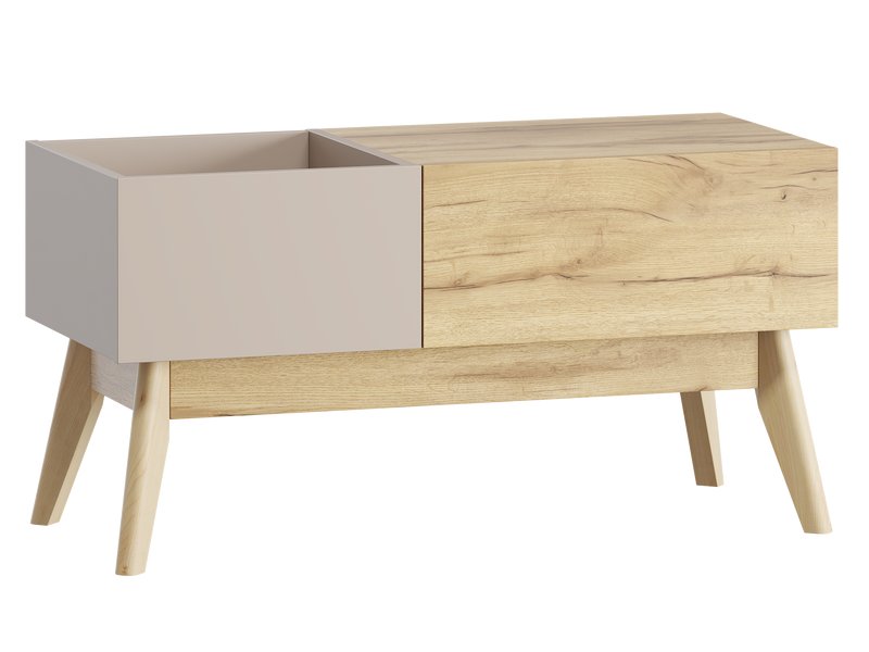 Тумба для винила Лемос 1-91x46 Латте