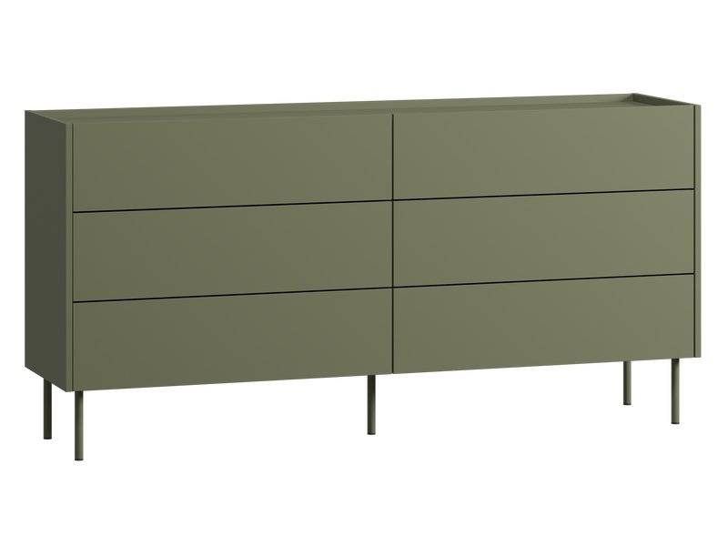 Комод Дигарс 163x81 Оливковый