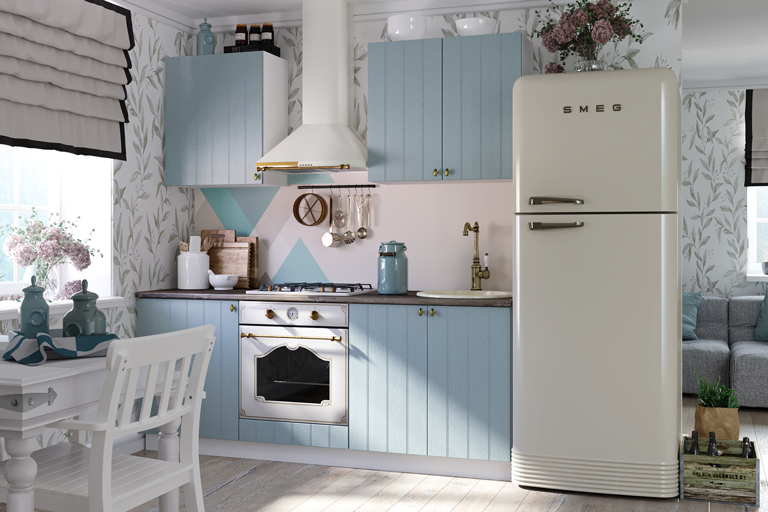 Модульный кухонный гарнитур Мишель