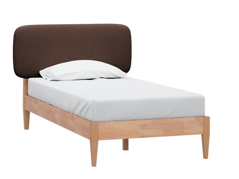 Кровать Сейлор 120 Рогожка Коричневый