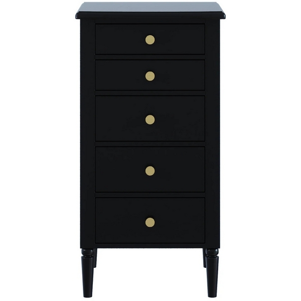 Комод Blues ОГОГО Обстановочка! (ЛДСП,МДФ/Черный) арт.924573