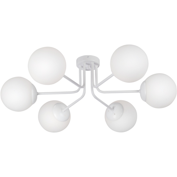 Потолочная люстра на штанге Vitaluce V4995-0/6PL в форме шара