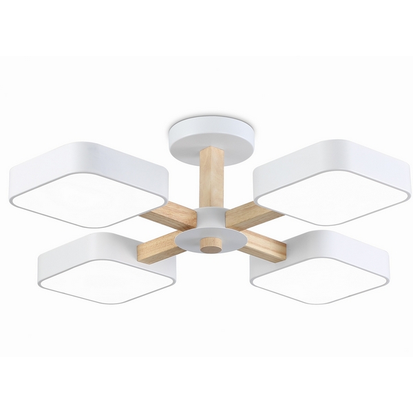 Потолочная люстра светодиодная на штанге с регулировкой цветовой температуры Ambrella COMFORT FL4879