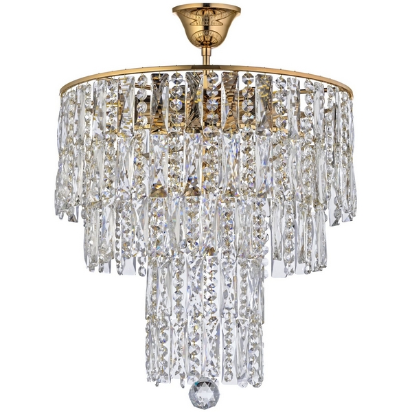 Потолочная люстра на штанге хрусталь Arti Lampadari Deliceto Deliceto E 1.5.38.100 G