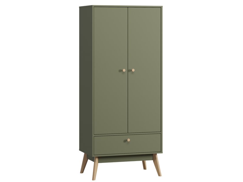 Распашной шкаф Торвалль 2-80x185 Оливковый