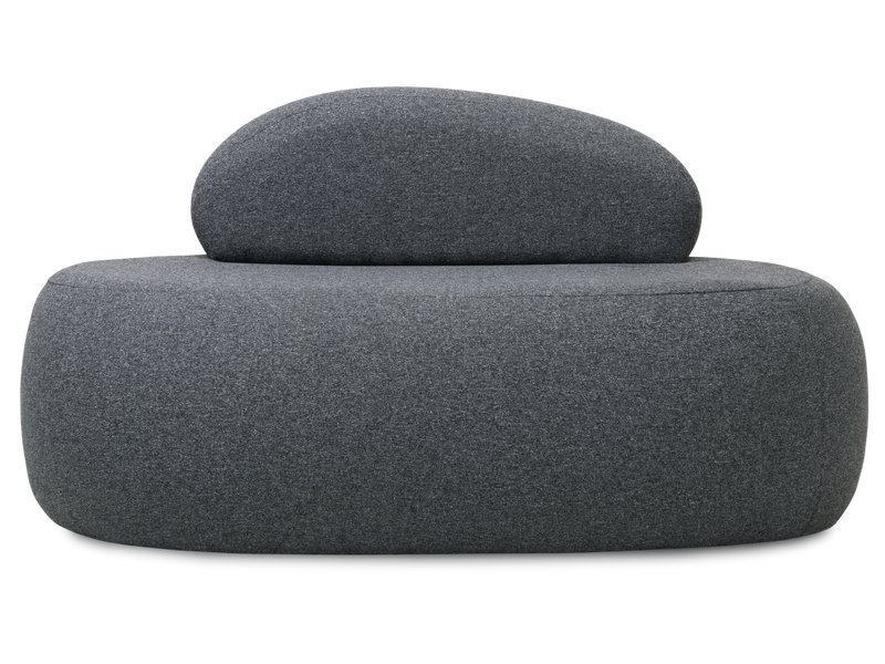 Кушетка Олтен Рогожка Графитовый