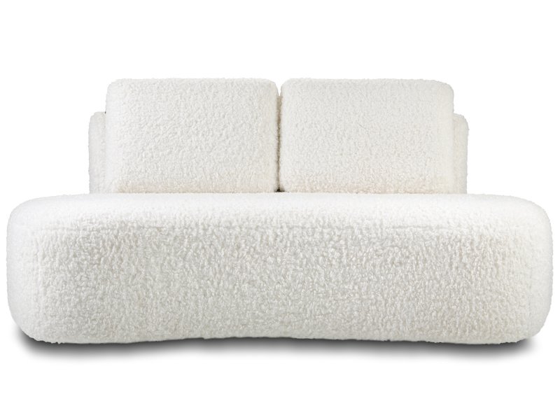 Кушетка Оренте Мех Молочный