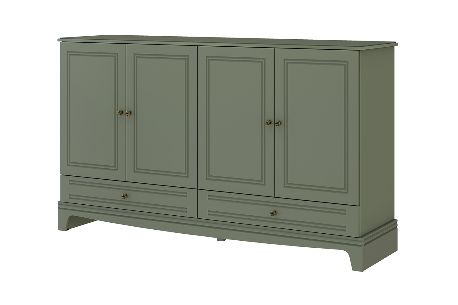 Комод 4 ящика и 2 двери Лорето