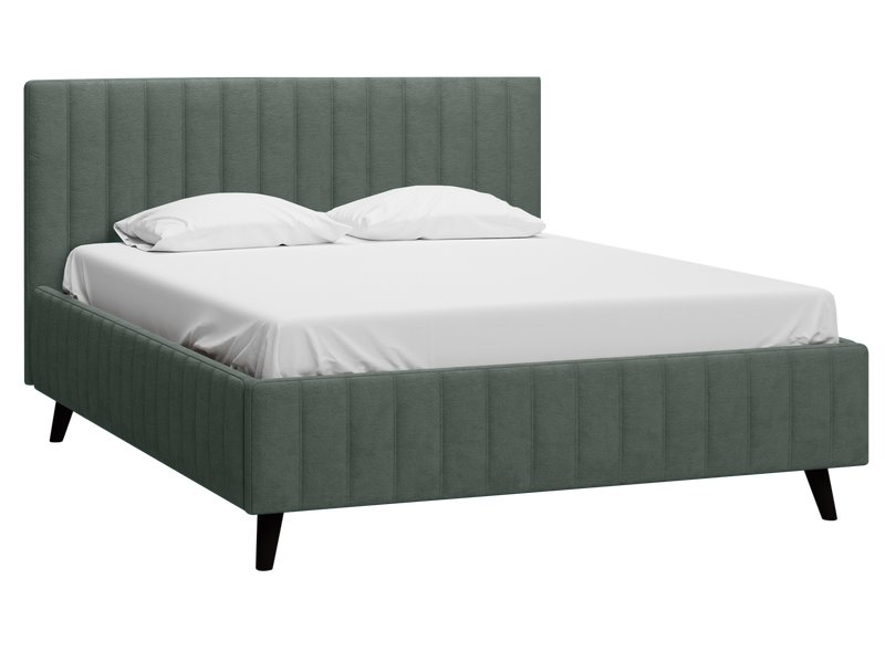 Кровать Маркфул 180 Велюр Оливковый