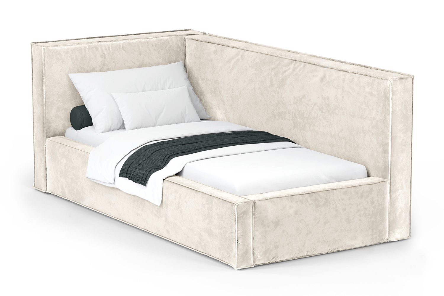 Кровать левосторонняя с подъёмным механизмом Сохо