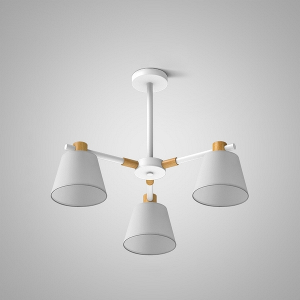 Потолочная люстра на штанге Natura A White 3 ImperiumLoft Naturaaw01 (101826-26)