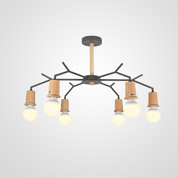 Потолочная люстра на штанге Les Color D80 Grey Imperiumloft ?Lesc_01 (220515-23) ImperiumLoft