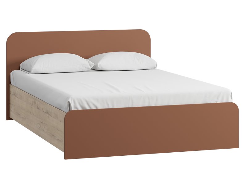 Кровать Ингрид-2 140 Терракотовый