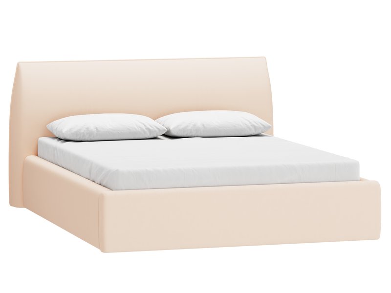 Кровать Агами 180 Велюр Бежевый