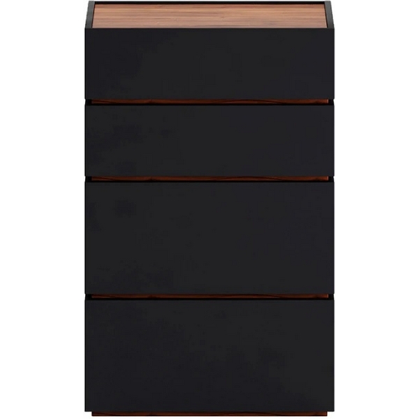 Комод шириной 60 см Licata ОГОГО Обстановочка! (ЛДСП/Черный) арт.905641