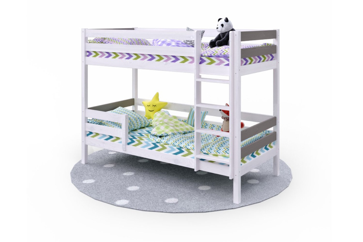 Кровать двухъярусная Савушка