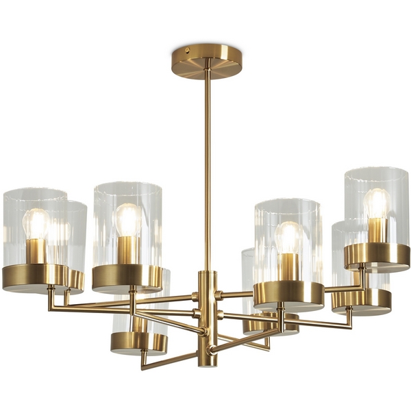 Потолочная люстра на штанге Freya Clip FR5426PL-08BS