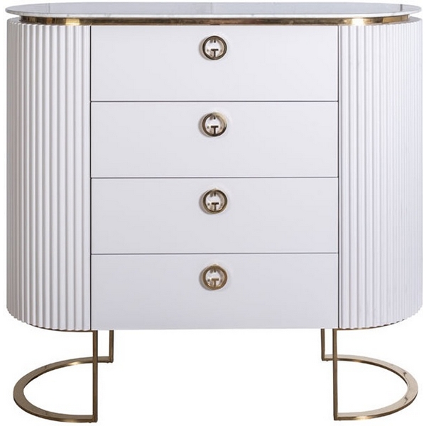 Комод из мдф LUCIANO 117*47*110см Garda Decor арт.77IP-GD010-KOM