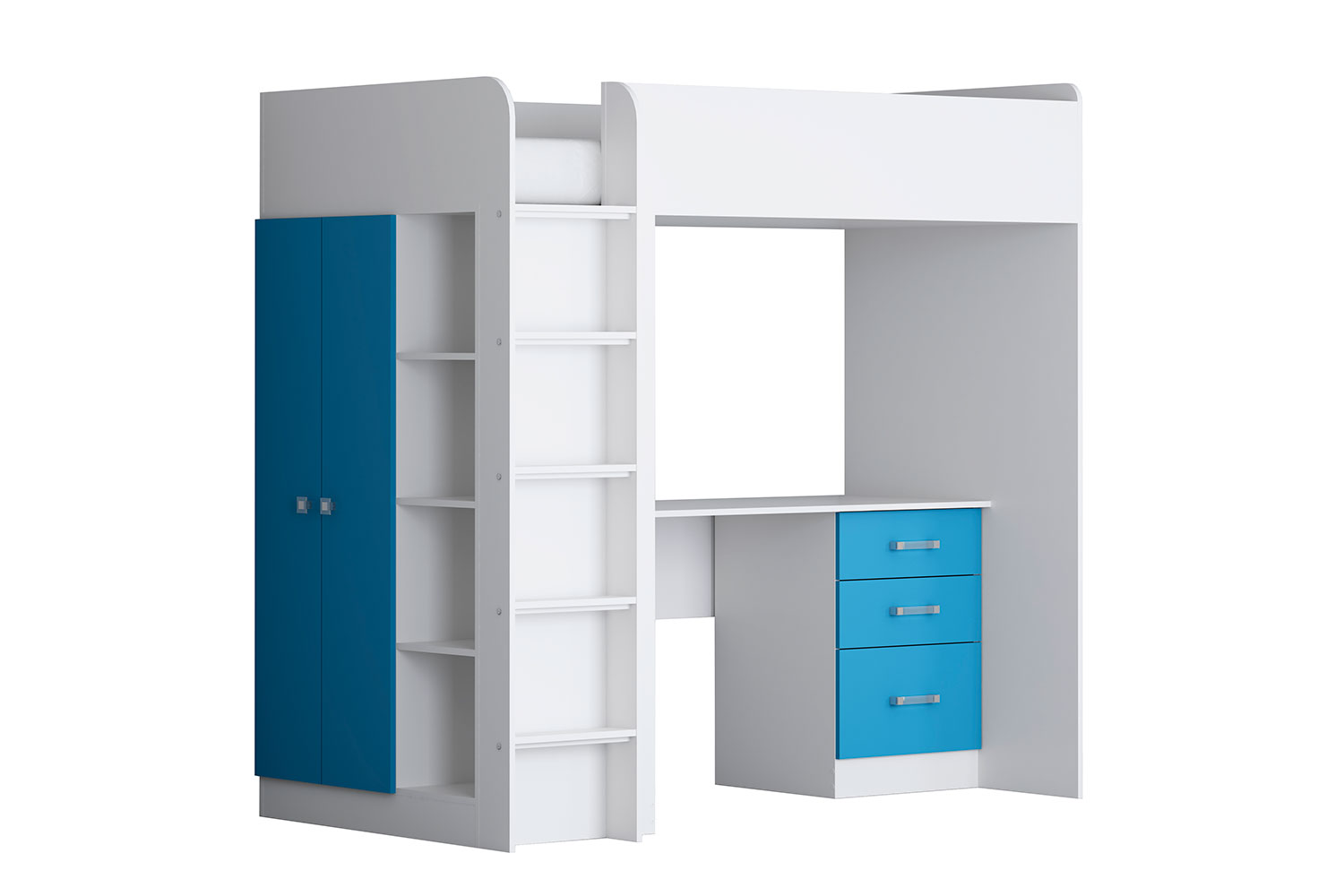 Кровать-чердак Теремок