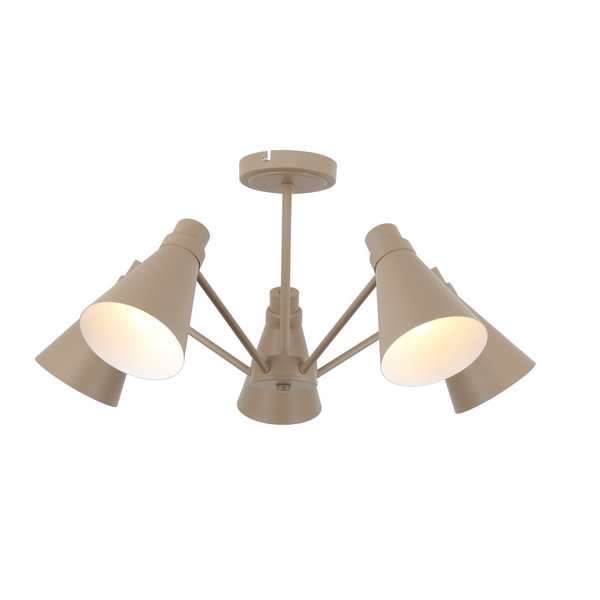 Потолочная люстра на штанге Rivoli Domitilla 3229-305 5хЕ14 40 Вт