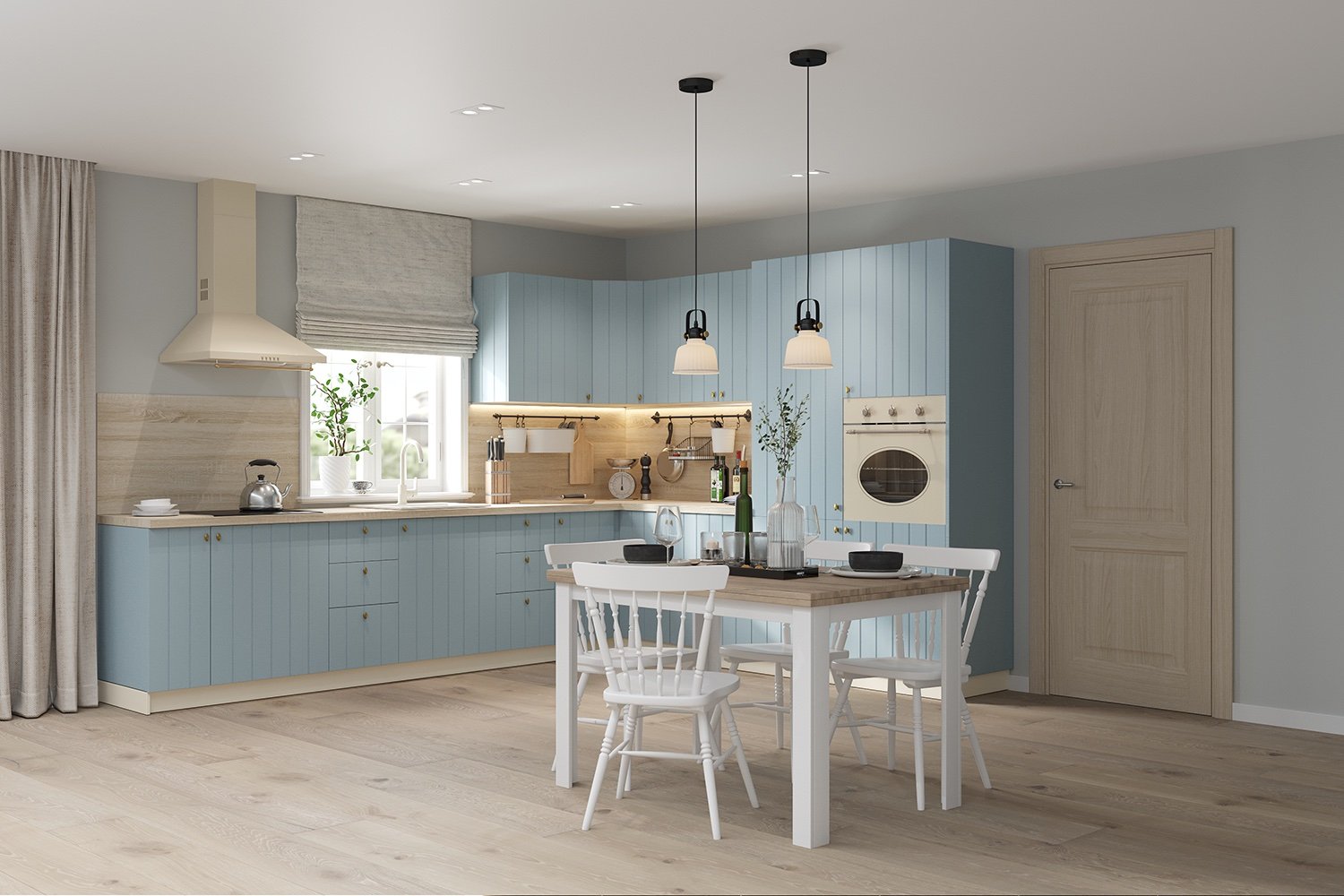 Модульный кухонный гарнитур Мишель