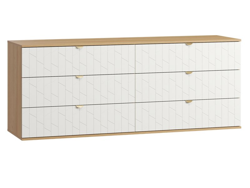 Комод Монблан 185x76 Грань Белый