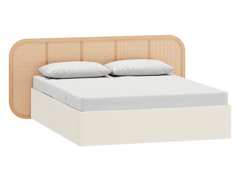 Кровать модульная Сейв-1 160 Велюр Молочный