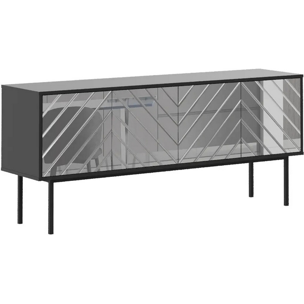 Тумба Boho большая ОГОГО (арт.578466), (ЛДСП/Черный) ОГОГО Обстановочка!