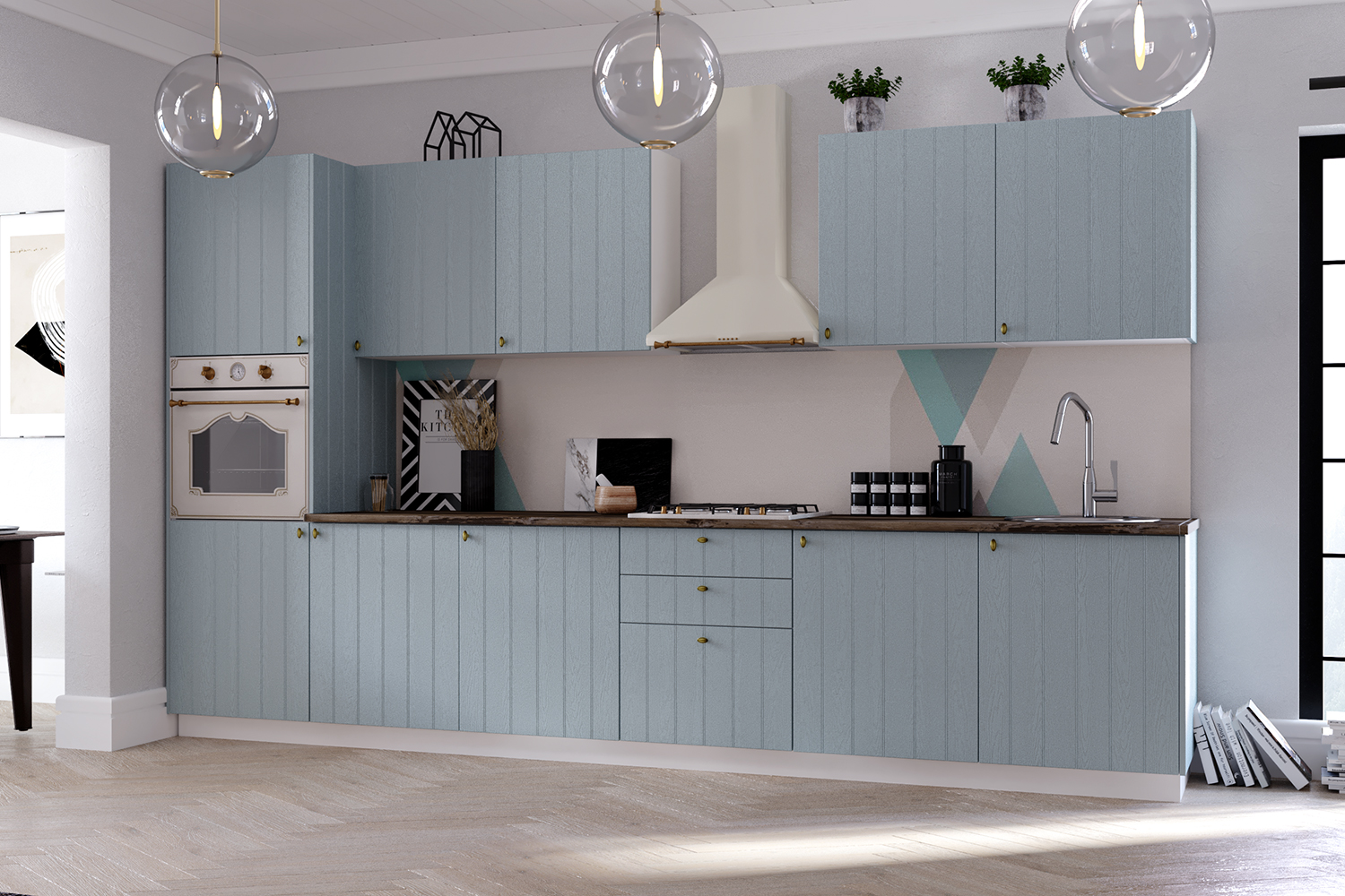 Модульный кухонный гарнитур Мишель