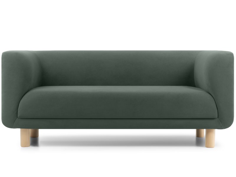 Кушетка Венето Велюр Оливковый