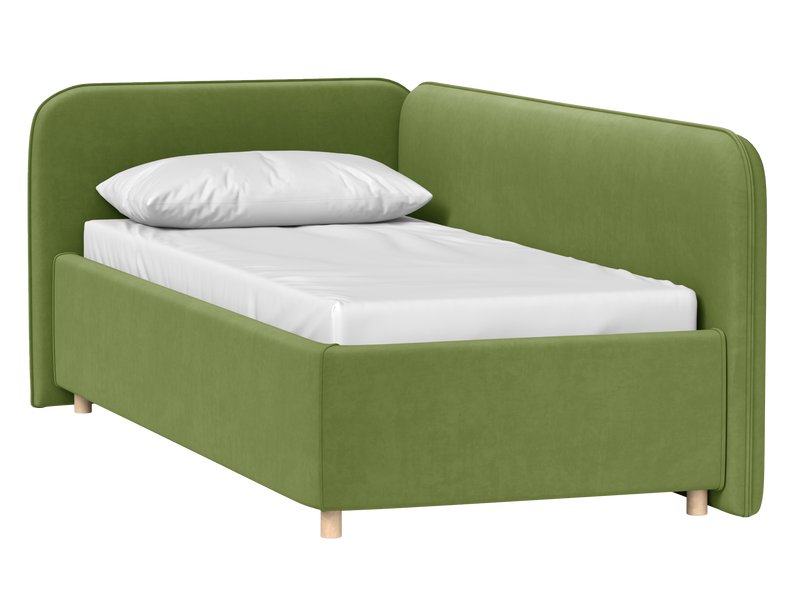 Кровать Кейла 80 Велюр Фисташковый