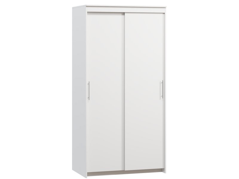 Шкаф-купе Тебар 2-100x200 Белый без зеркал