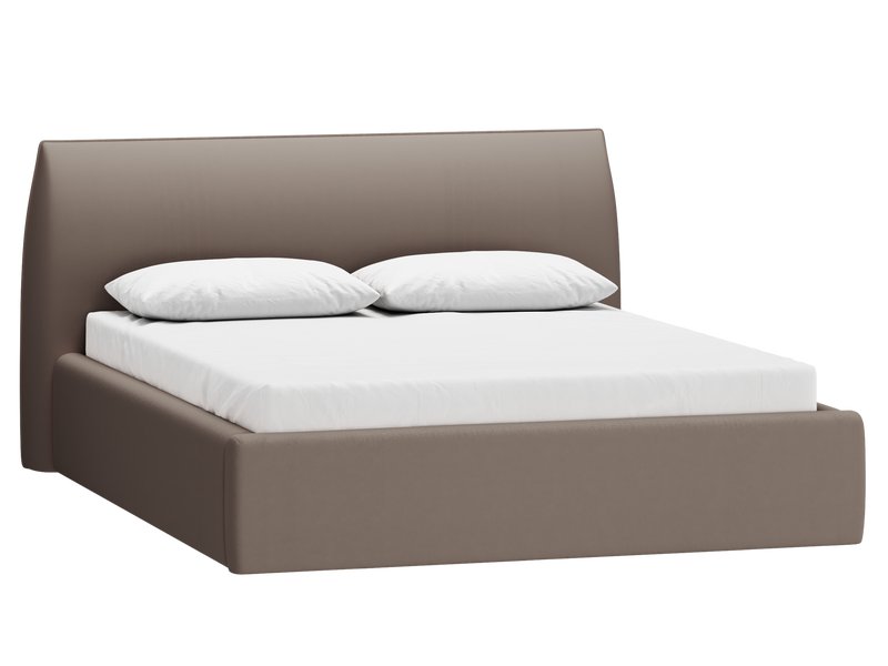 Кровать Агами 160 Велюр Латте