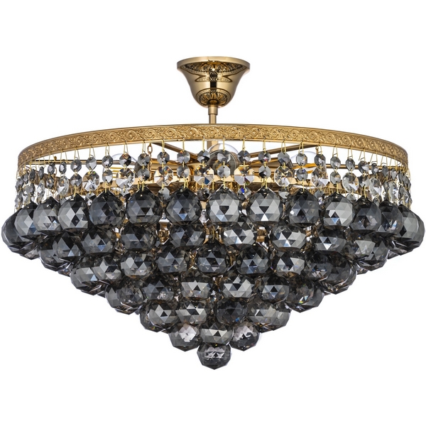 Потолочная люстра на штанге хрустальная Arti Lampadari Castellana Gold Castellana E 1.3.46.603 G