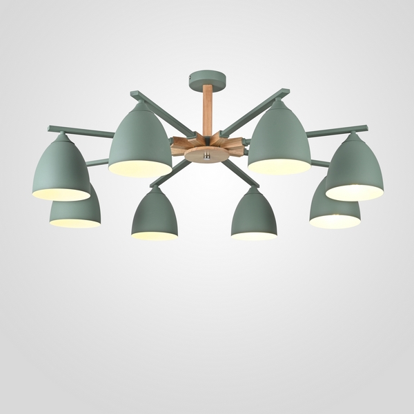 Потолочная люстра на штанге NOA 8 Mint ImperiumLoft Noa01 (183468-26)