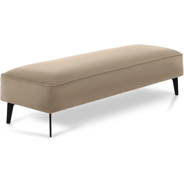 Банкетка Amsterdam ОГОГО (арт.787125), (Ткань,Велюр/Бежевый) ОГОГО Обстановочка!