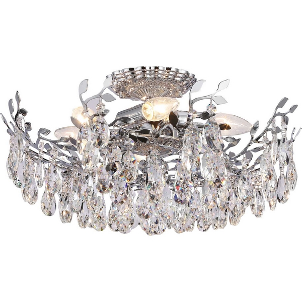 Потолочная люстра хрустальная Stilfort Sofia 1031/09/06C листья