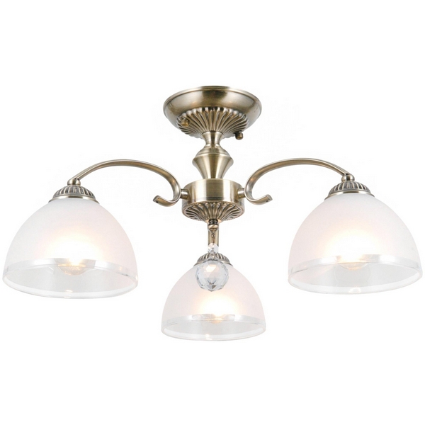 Потолочная люстра хрустальная на штанге Citilux Франческа CL417133 с подвесками