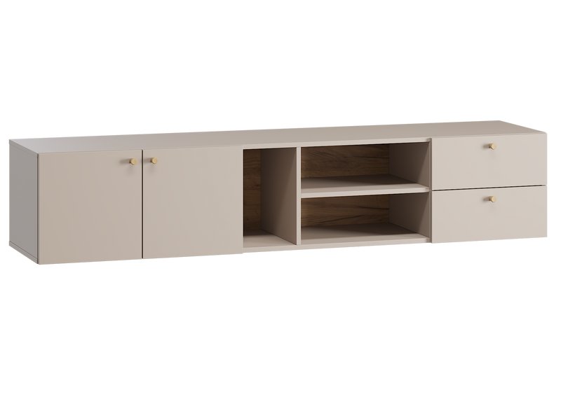 ТВ-тумба подвесная Имин 2-180x36 Латте