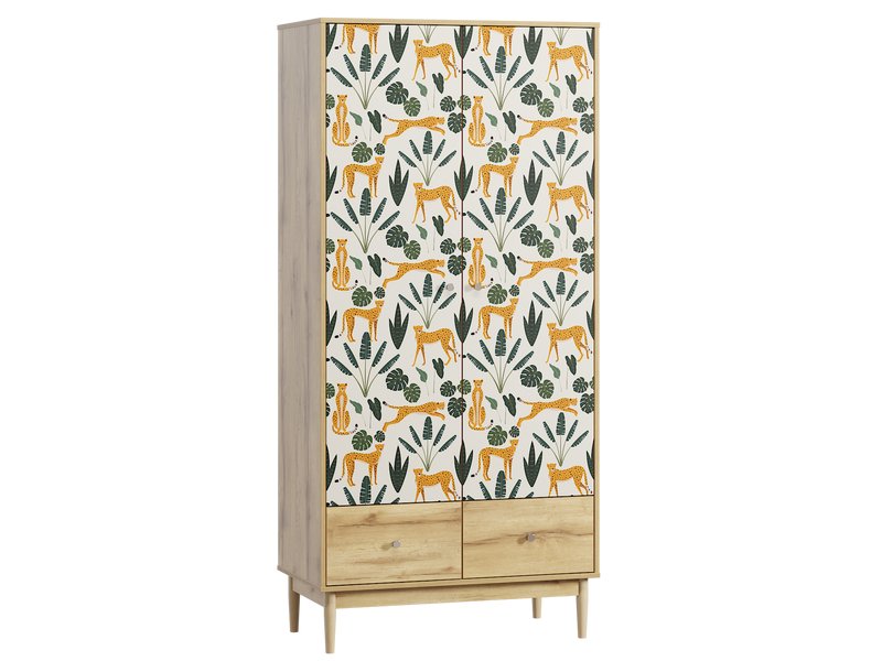 Распашной шкаф Тайрон 2-95x200 Гепард