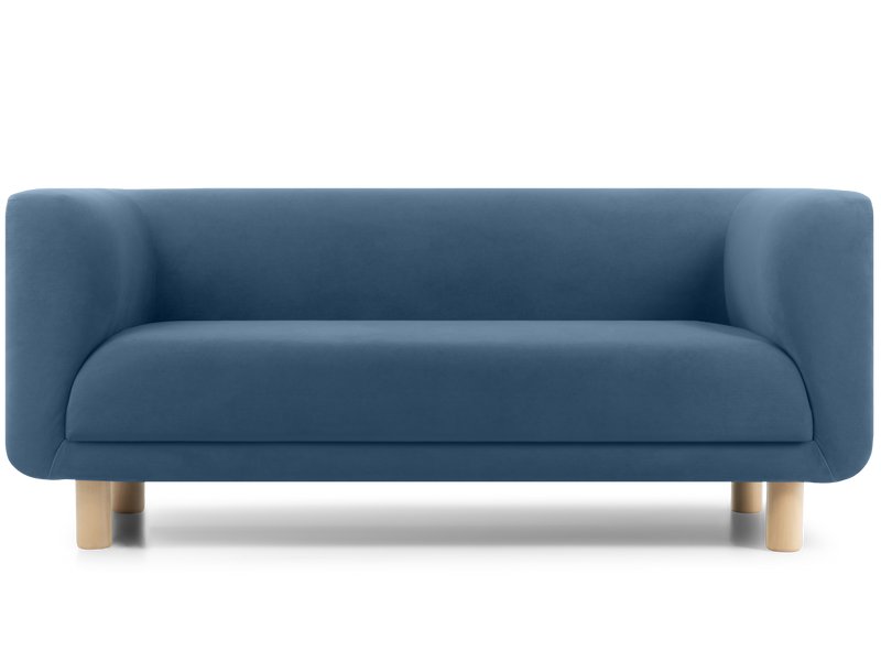 Кушетка Венето Велюр Синий