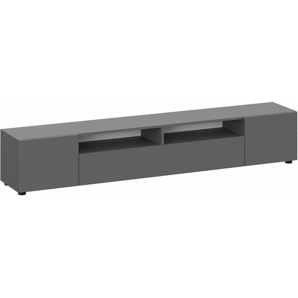 Тумба под телевизор Woodville Сибити графит серый арт.582759