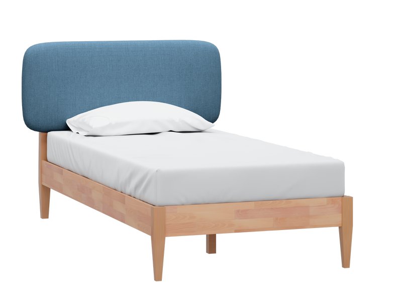 Кровать Сейлор 90 Рогожка Синий