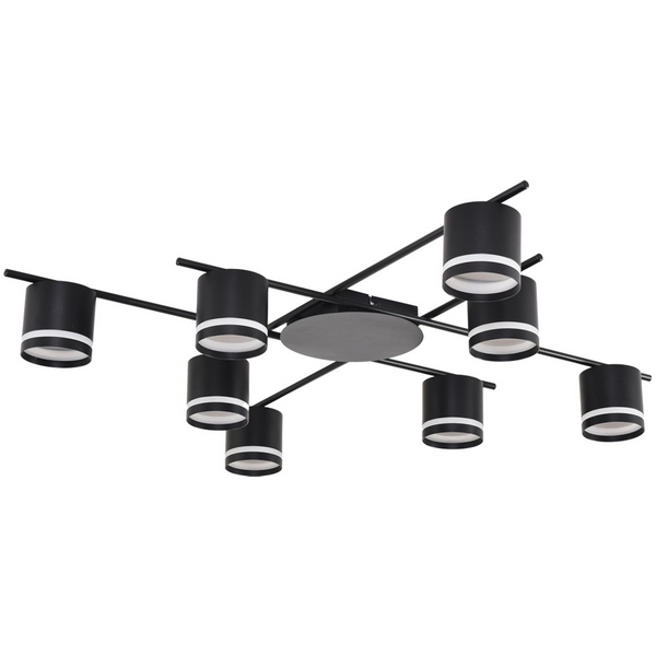 Потолочная люстра Lumion Berty 8362/8C черный, металл/акрил GX53 LED 8*7W 220V