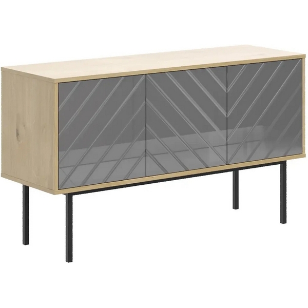 Тумба малая Boho ОГОГО (арт.571717), (ЛДСП/Серый,Дуб Корбридж) ОГОГО Обстановочка!