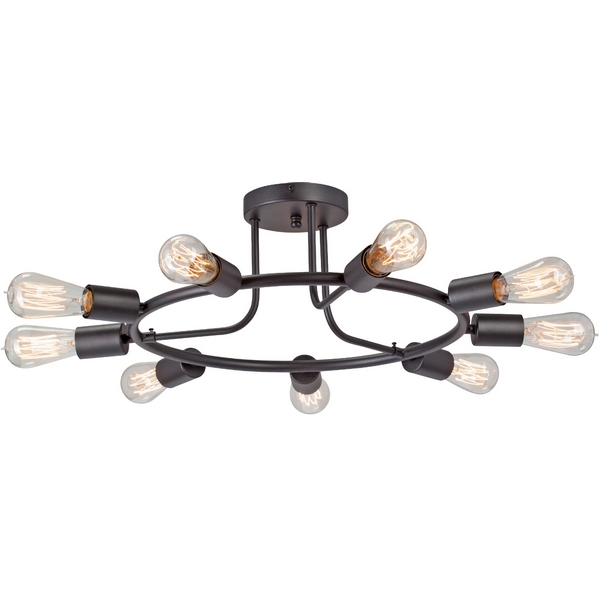 Потолочная люстра Vitaluce V3797-1/9PL, 9xE27 макс. 40Вт